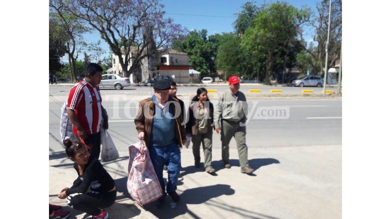 Raúl Noro ingresando al Penal