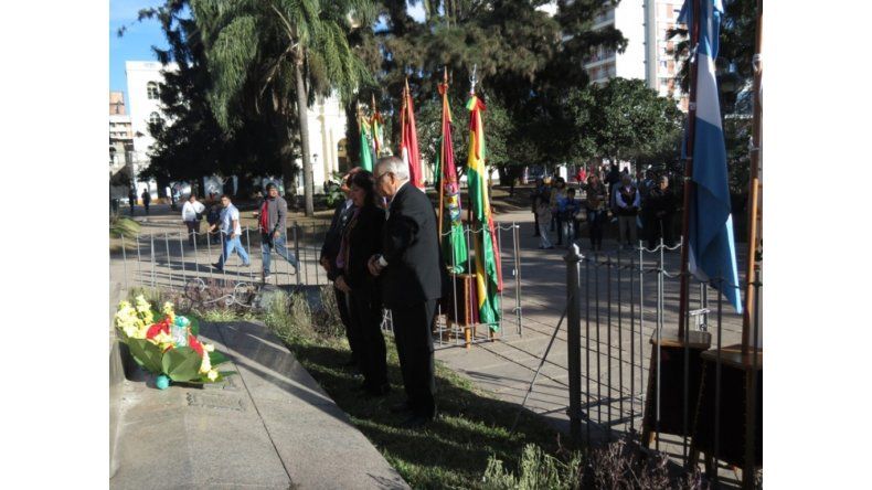 Acto en plaza Belgrano
