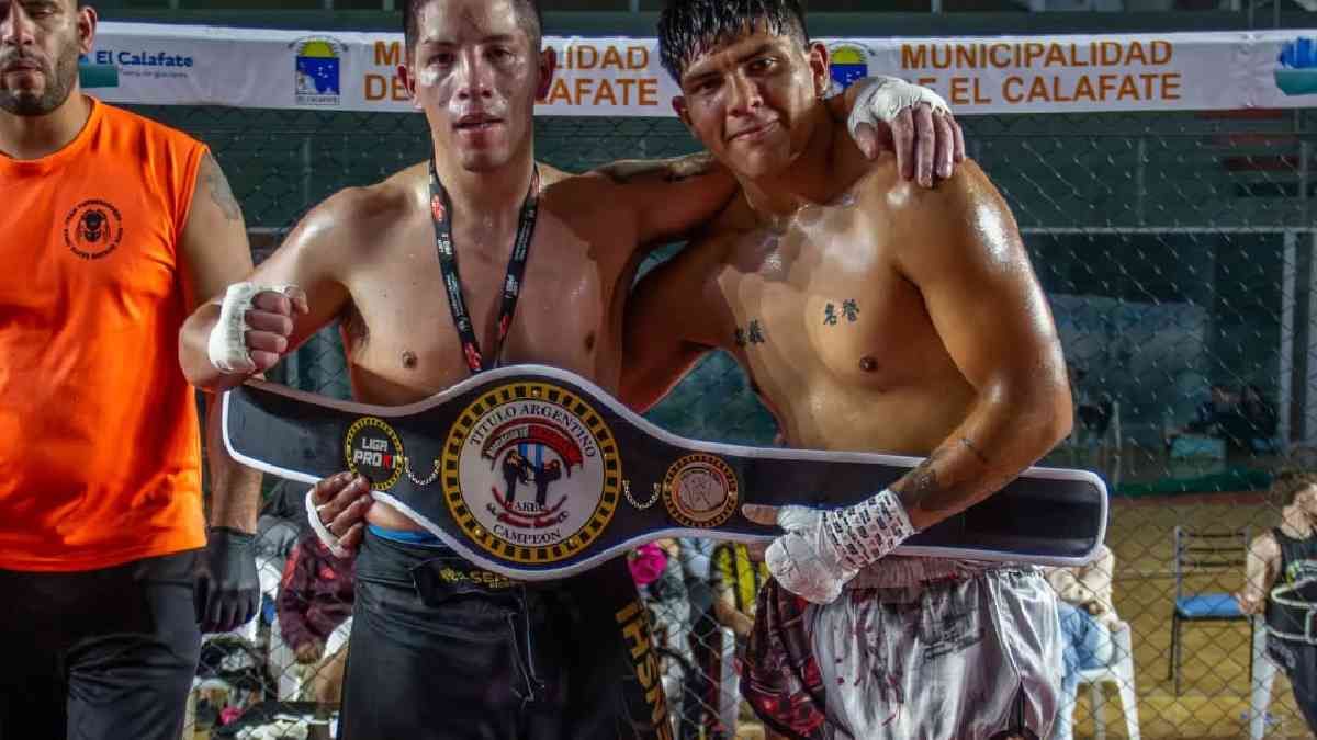 FabioLópez campeón argentino de kick boxing&nbsp;