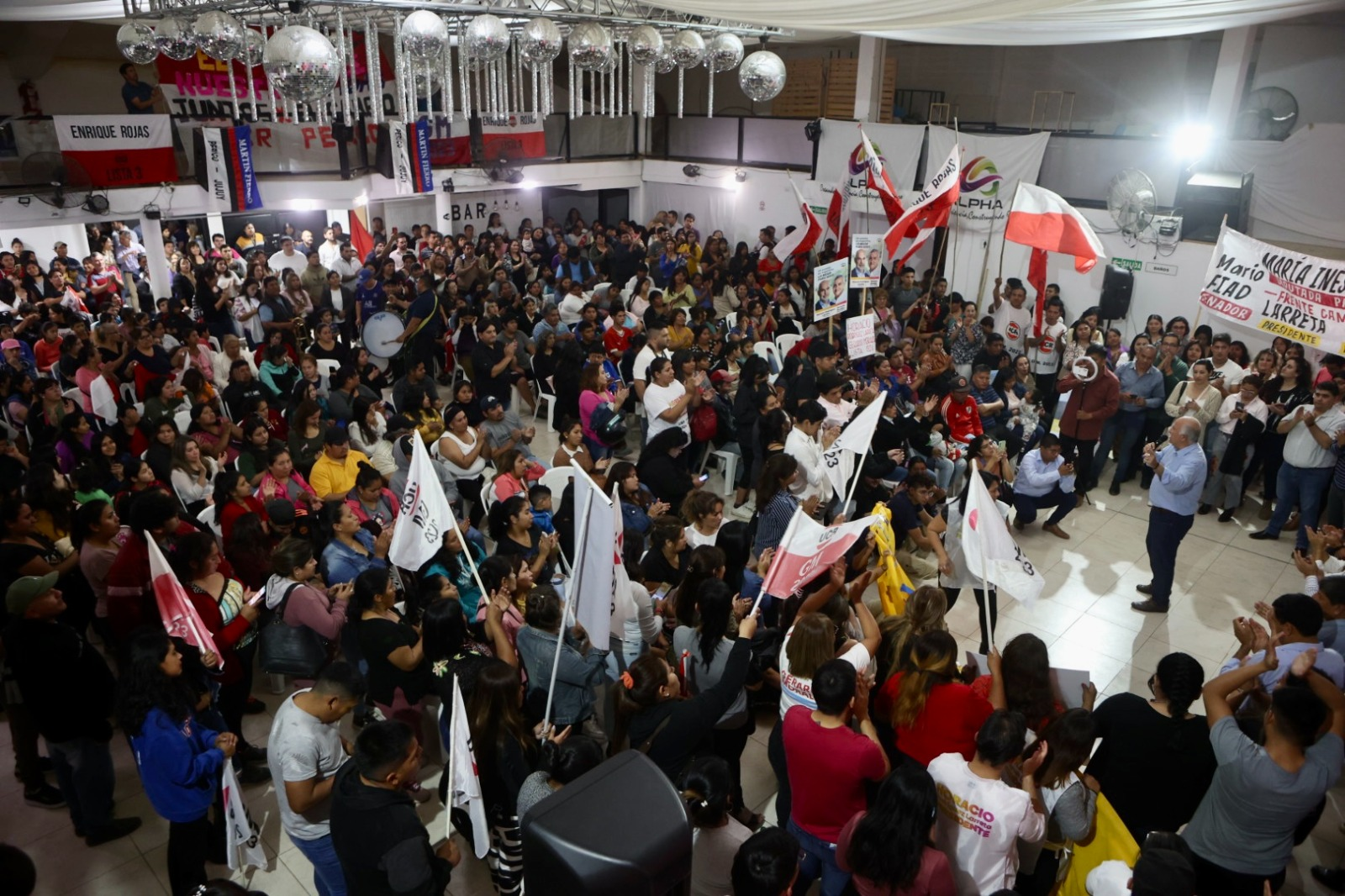 Candidatos del Frente Cambia Jujuy a días de las elecciones 2023.