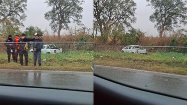 Choque entre un auto y una camioneta en ruta 34 cerca de San Pedro