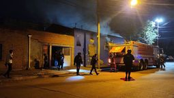 Incendio en una panadería de San Pedrito: no se lamentan victimas fatales