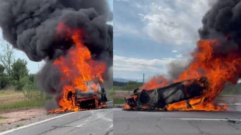 Todo Jujuy | ruta 34 incendio auto.jpg