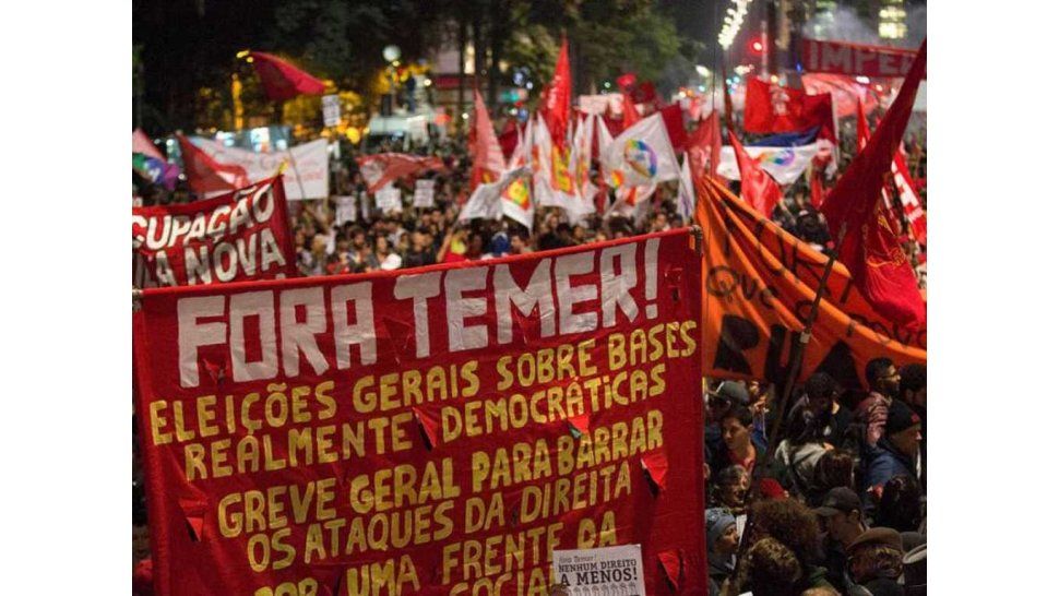 Marchas contra Temer