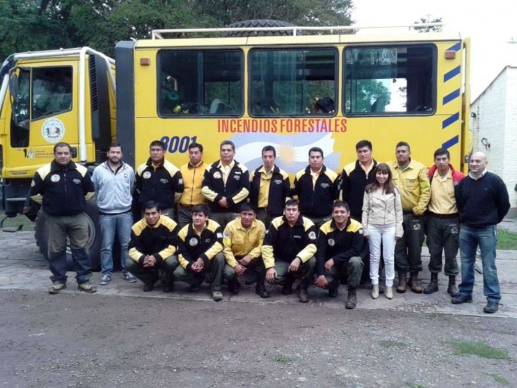 Contra el fuego en Chile