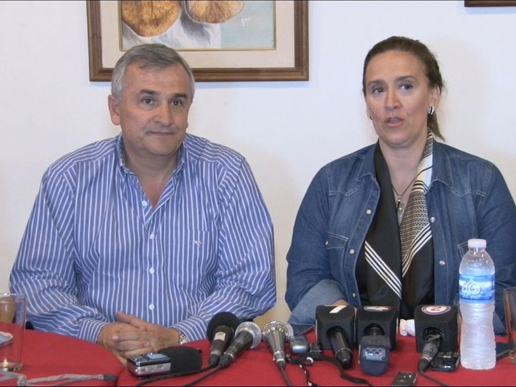 Gerardo Morales y Gabriela Michetti