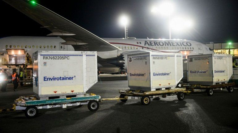 Llegaron vacunas a Argentina&nbsp;