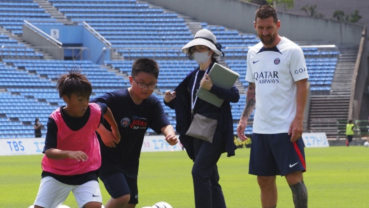 Messi se encuentra realizando la pretemporada con el PSG en Japón.