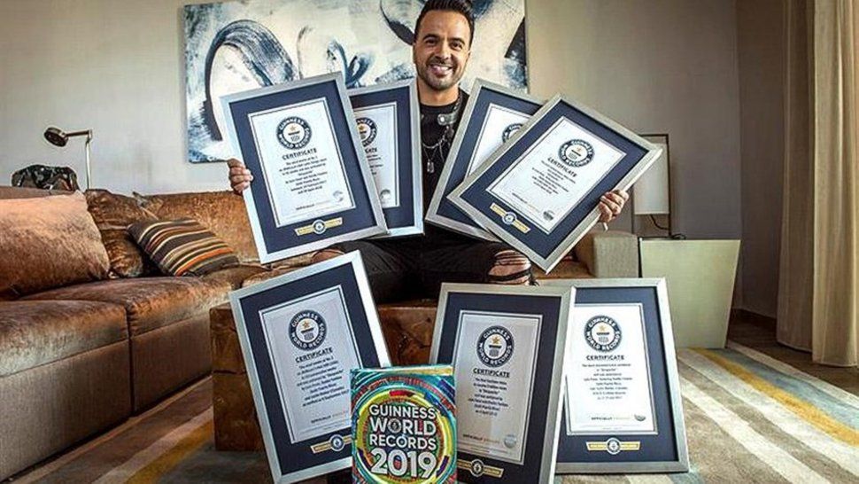 Luis Fonsi se llevó 7 récords Guiness por su canción Despacito