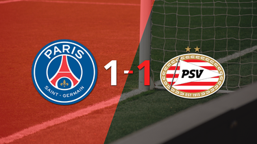 PSG logró sacar el empate de local frente a PSV