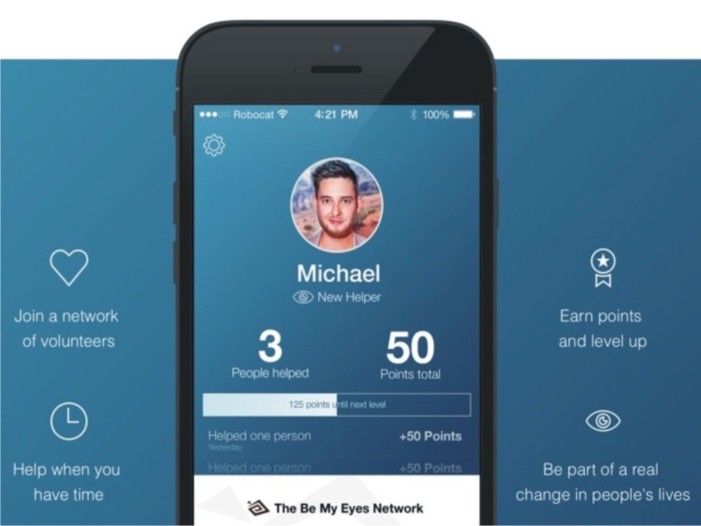 Be my Eyes app
