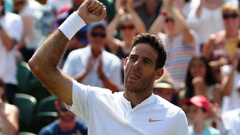 Juan Martín Del Potro volvió a ganar y se mete en octavos del Wimbledon