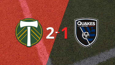 Portland Timbers logra 3 puntos al vencer de local a San José Earthquakes 2-1