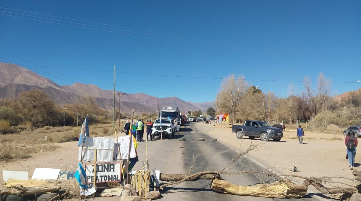 Conflicto en Jujuy: cortes de ruta.