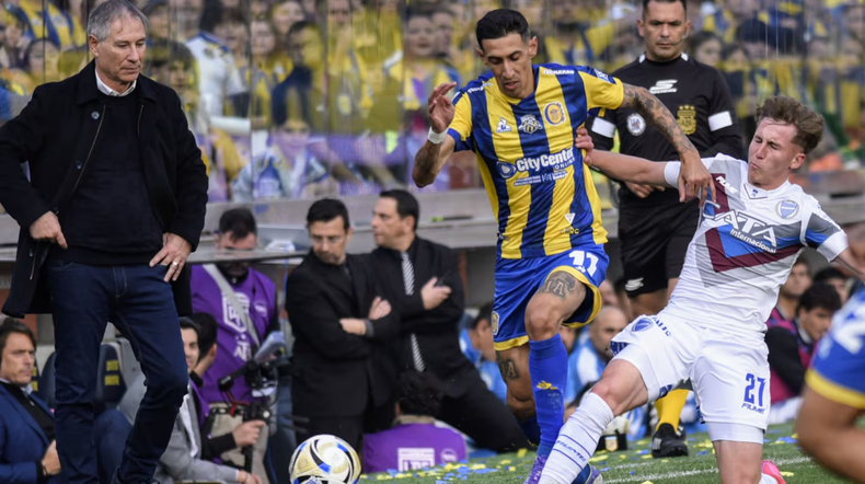 Di María visitará la Fortaleza de Lanús... ¿con público visitante? (Foto: Fotobaires)