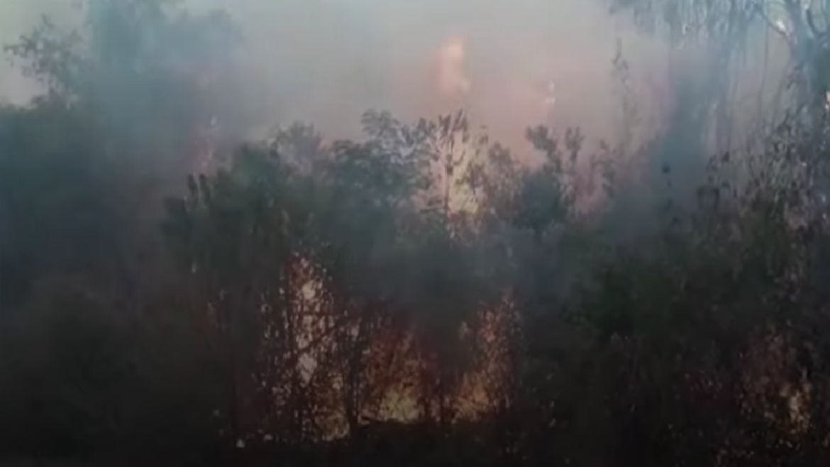 Feroz incendio en Yuto amenaza al Parque Calilegua