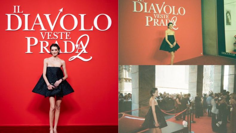 Es argentina, modelo y deslumbra en “El Diablo viste a la moda 2″.