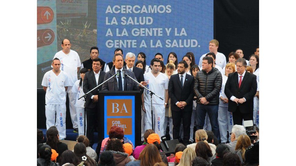 Scioli en la inauguración de UPA24Hs