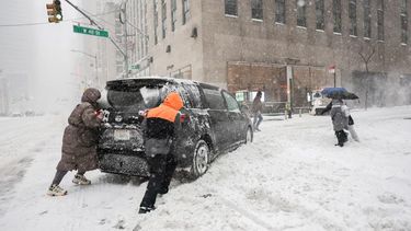 Las fotos de la nevada histórica en los Estados Unidos