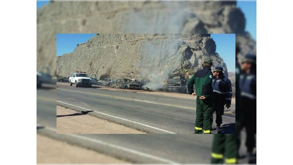 Incendio en el Rally