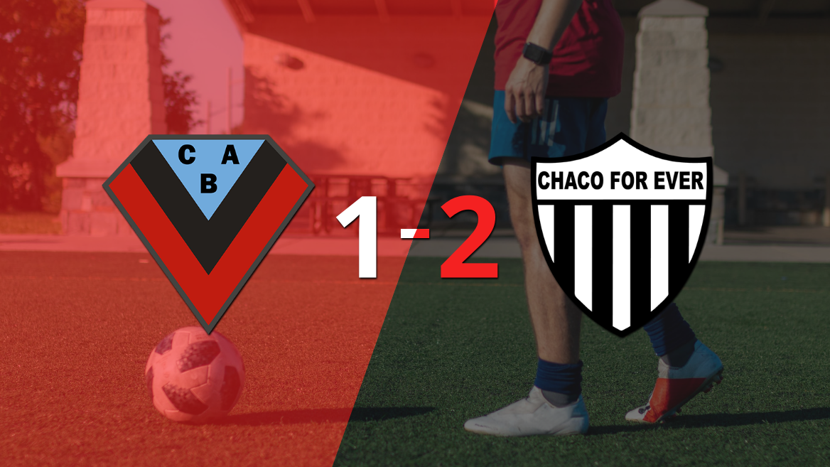 alan sombra marca un doblete en la victoria 2-1 de chaco for ever ante brown (adrogue)