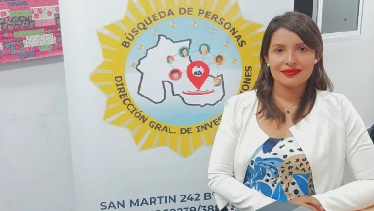 Sub Comisario Lía Pereyra, jefa División Búsqueda de Personas