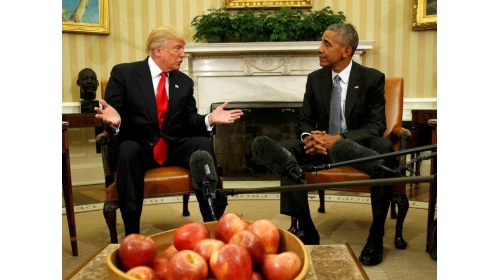 Trump y Obama