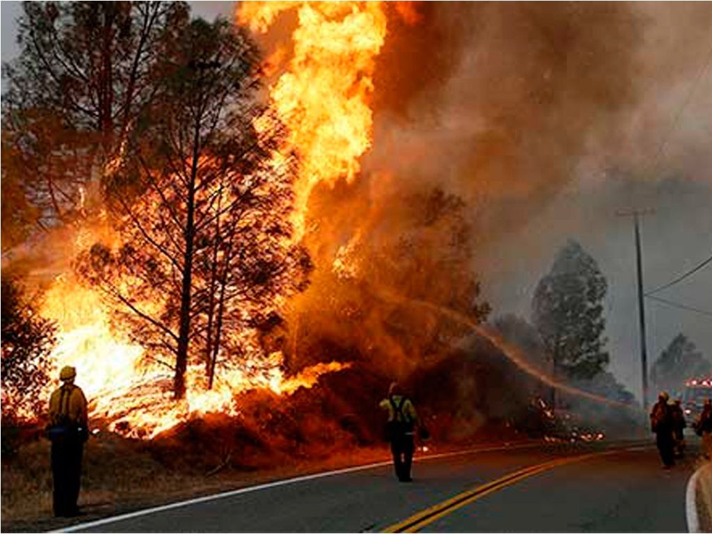 Mas de 9.000 bomberos sobre el terreno