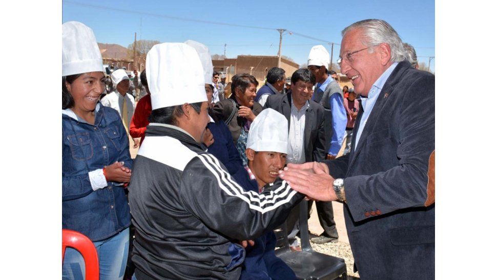Visita de Fellner a Abra Pampa