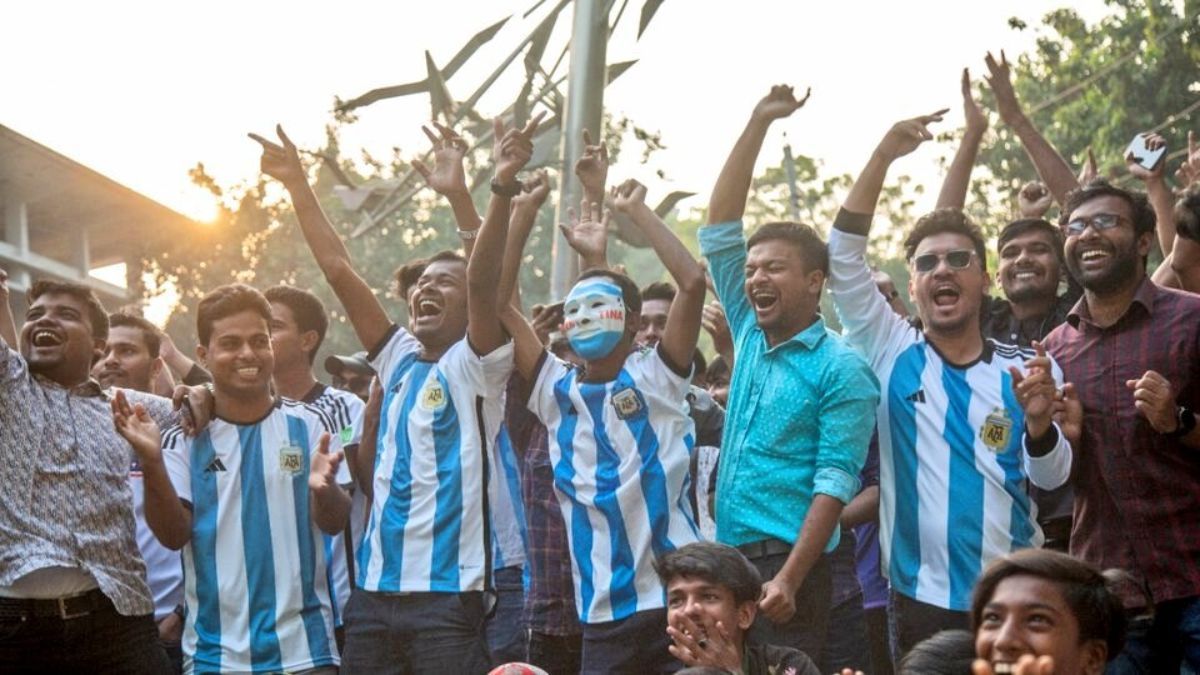 Locura en Bangladesh por la Selección Argentina
