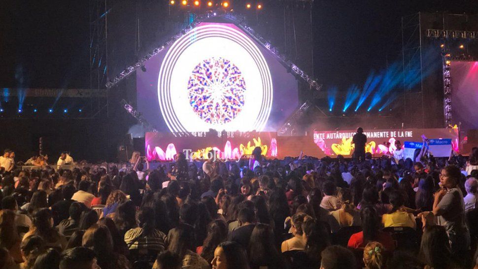la eleccion reina nacional se vivio a pleno en el estadio 23 de agosto