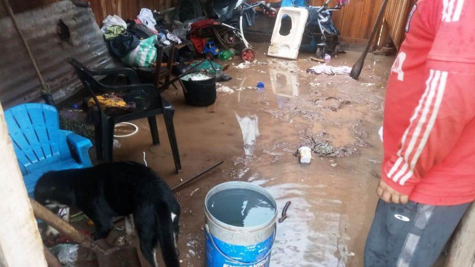 16 familias sufrieron inundaciones tras las intensas lluvias en Yuto