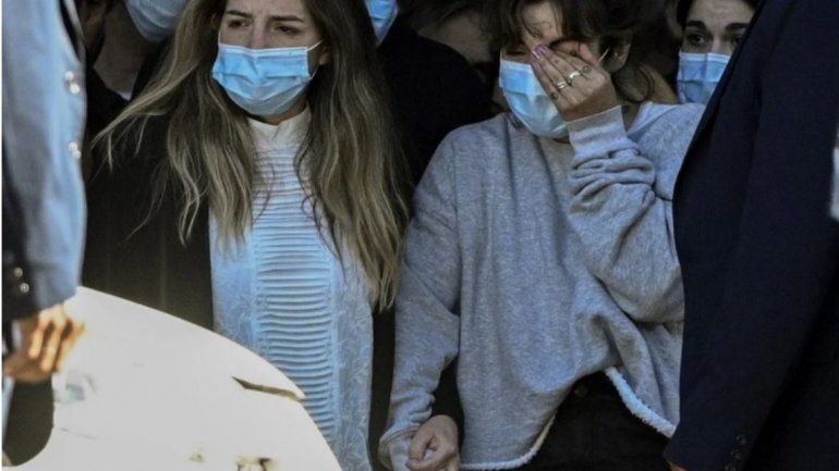El dolor de las hijas de Maradona&nbsp;