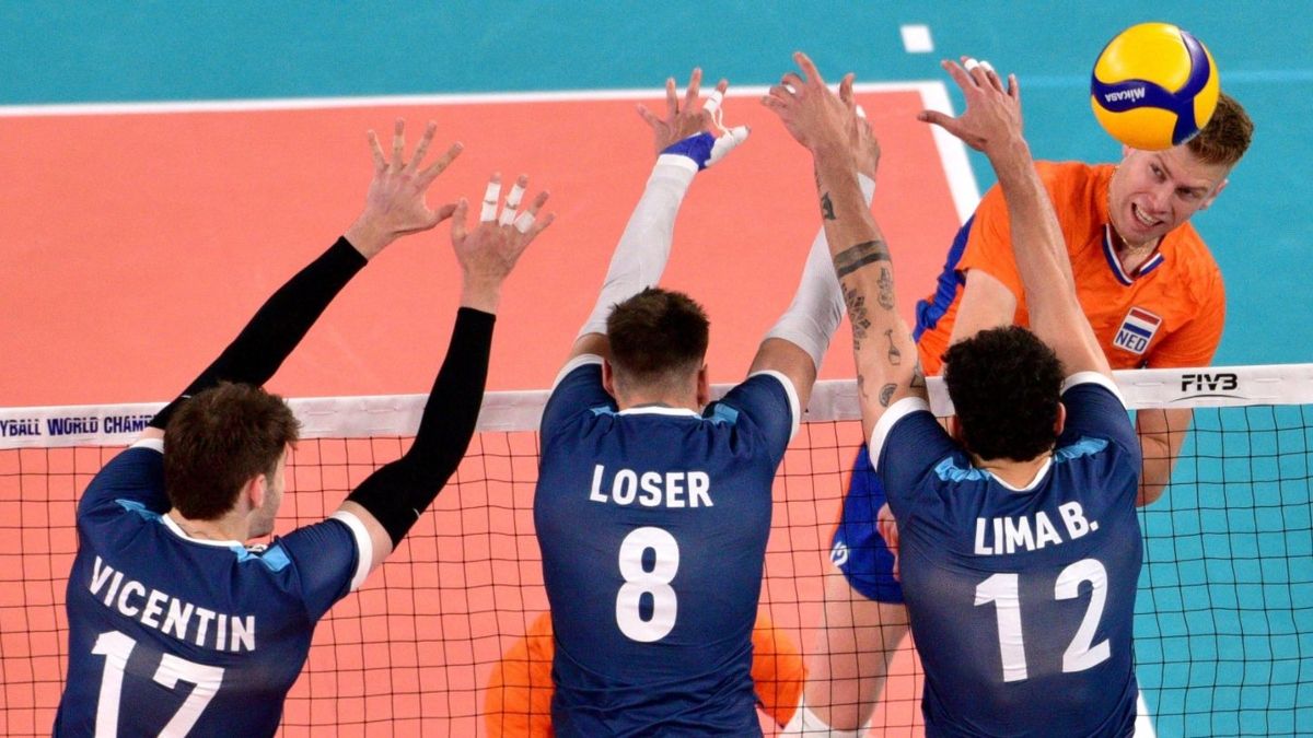 Argentina y Países Bajos definieron el partido en el quinto set.