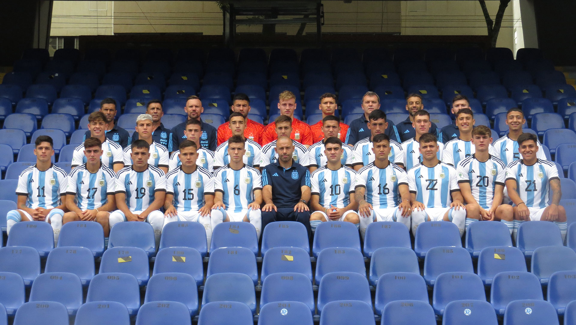 Equipo sub 20 de la Argentina rumbo al Mundial&nbsp;
