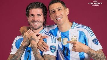 Rodrigo De Paul y Ángel Di María listos para la Copa América.