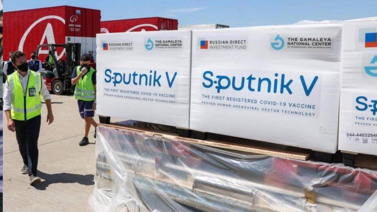Cargamento de nuevas dosis de vacuna Sputnik V