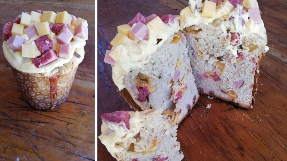 Pan de Navidad salado.&nbsp;