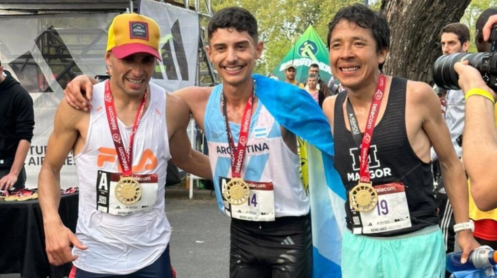 El jujeño Miguel Maza se quedó con la medalla de plata en la Maratón de Buenos Aires