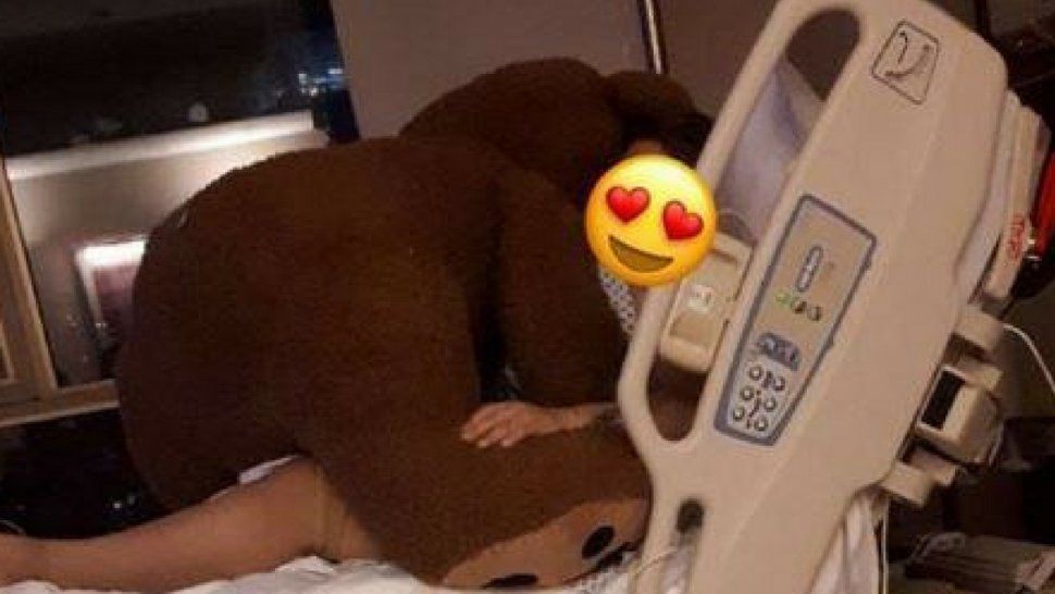 Morena Rial recibió un regalo gigante de su novio en la clínica