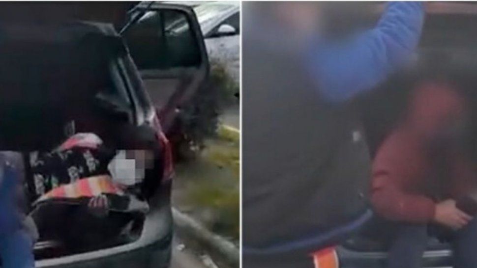 Llevaban a sus hijos en el ba&uacute;l