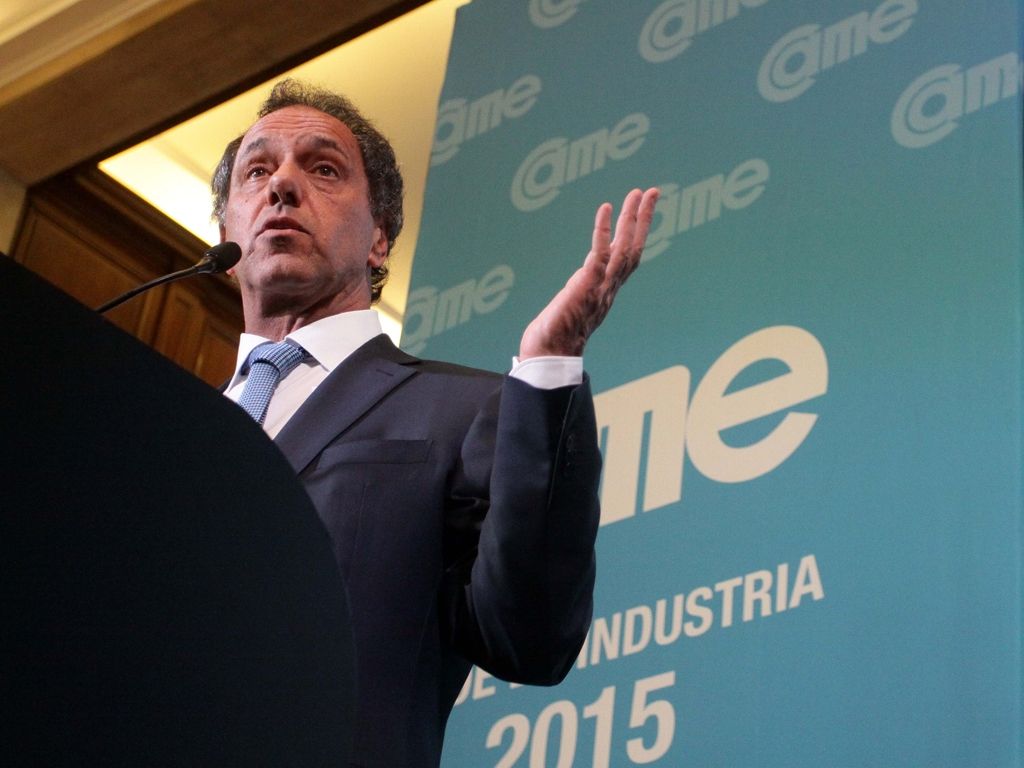 Scioli en la CAME