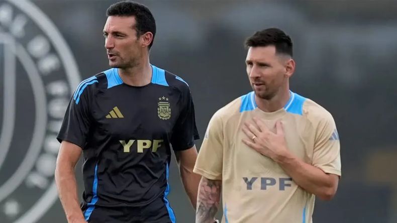 La formación de la Selección Argentina vs. Venezuela.