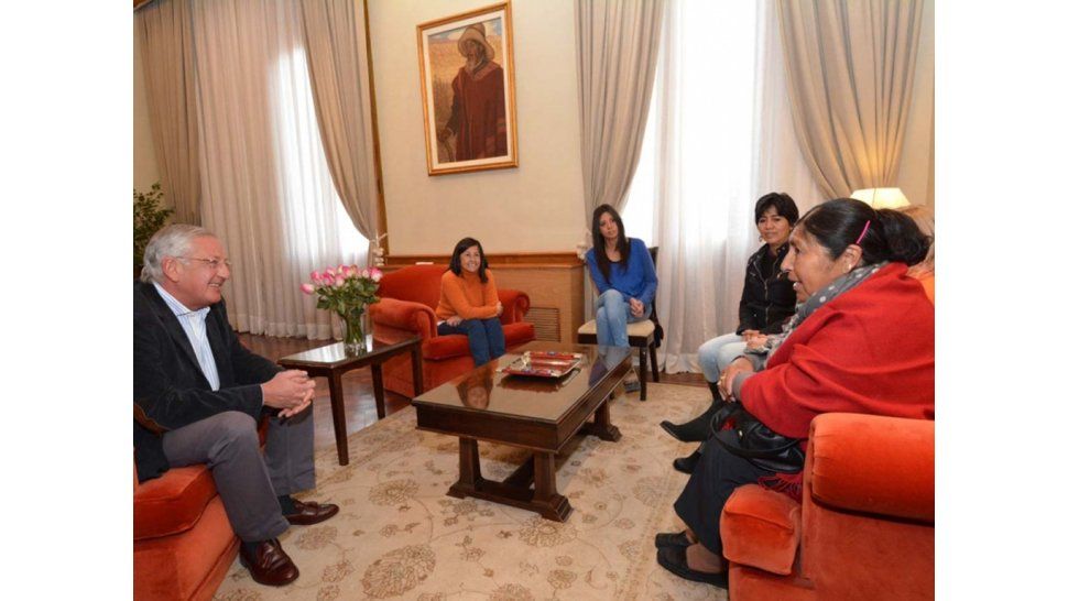Encuentro de Fellner con Esther Morales