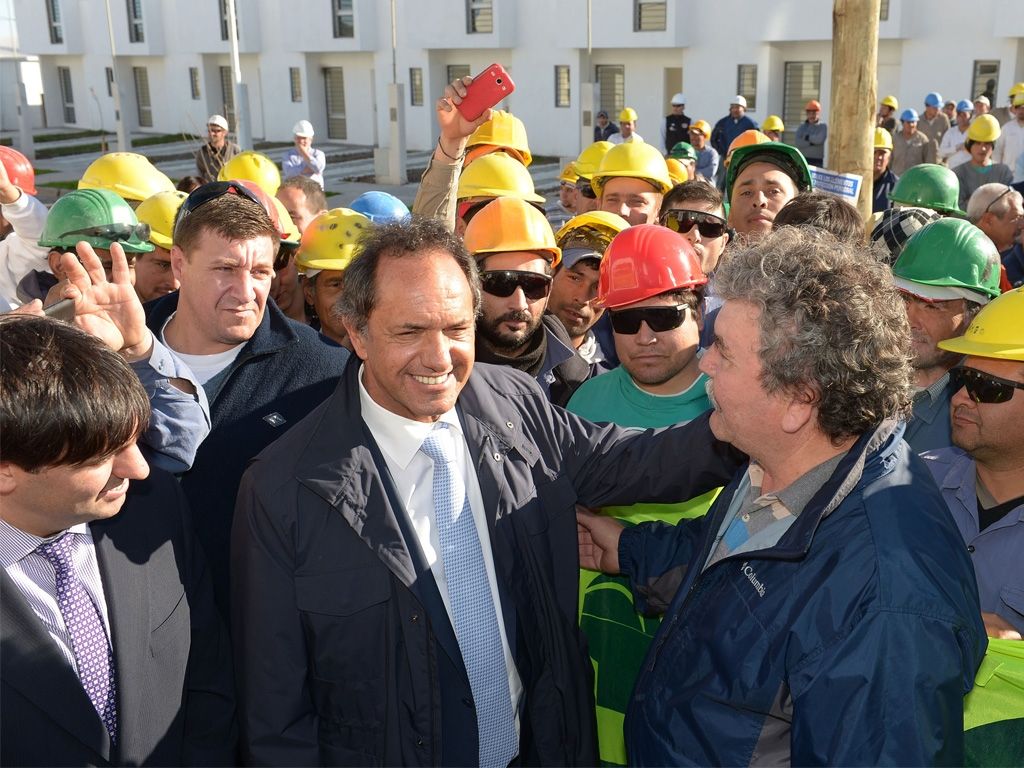 Scioli habló de la vivienda