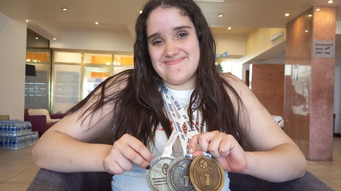 Amaya Simón, campeona en los Juegos Evita.