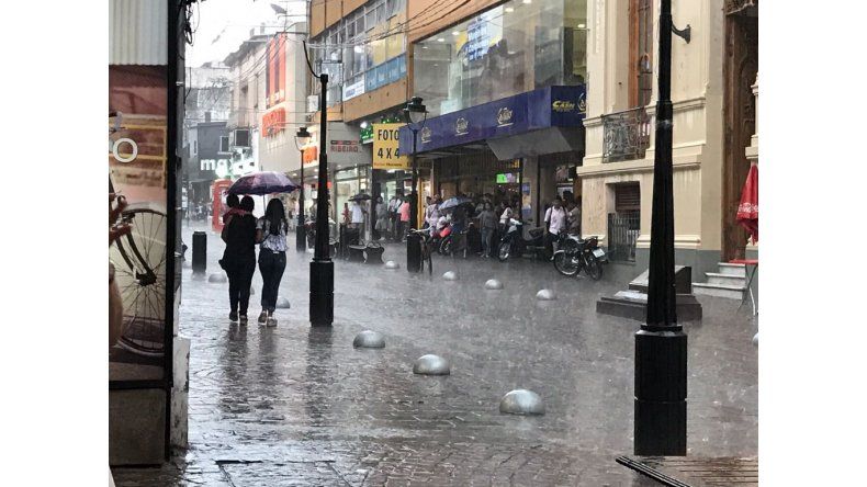 Fuerte lluvia
