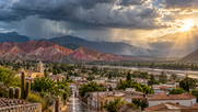 Clima en Jujuy (imagen creada con IA). Clima en Jujuy (imagen creada con IA).