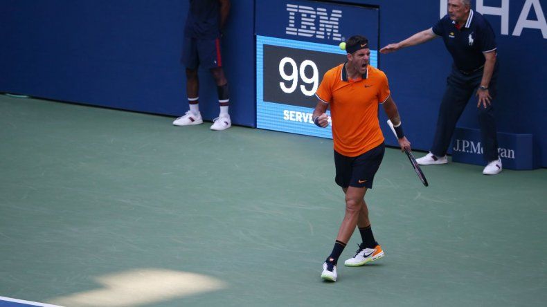 Ilusiona: Del Potro jugó otro gran partido y se metió en octavos