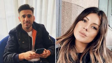 Expareja. Eduardo Salvio y Magalí Aravena.